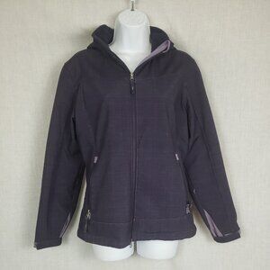 Free Country Women's (M) Jacket Purple Fleece Lined Water Resistant Ski Snow